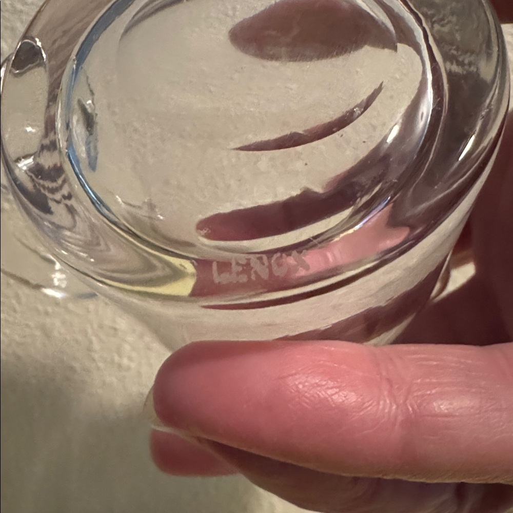 VTG Lenox Clear Glass Mini Pitcher for cream or espresso - Picture 5 of 5